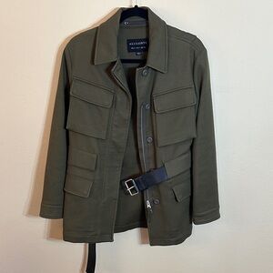 All Saints Women Military Green Field Jacket